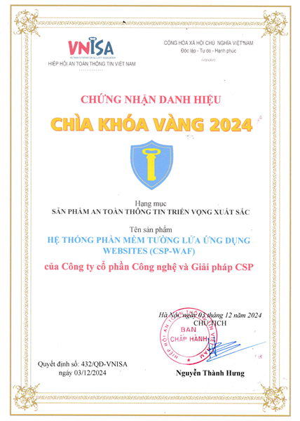  - Công Ty Cổ Phần Công Nghệ Và Giải Pháp CSP